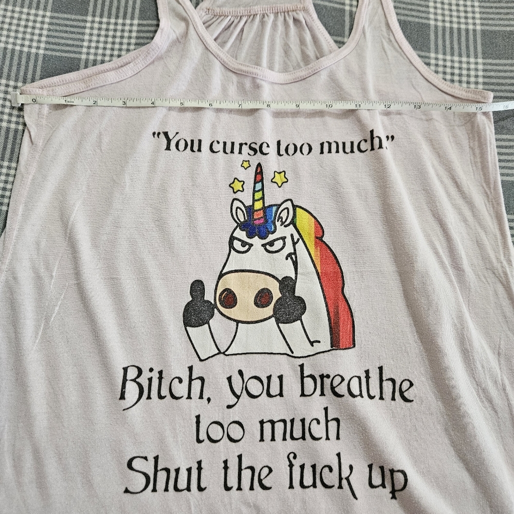 Cute Unicorn Racerback Tank